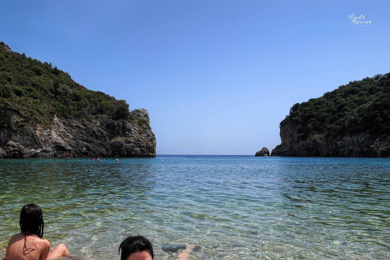 Anastasios Paleokastritsa Apartment Doukádes Kültér fotó